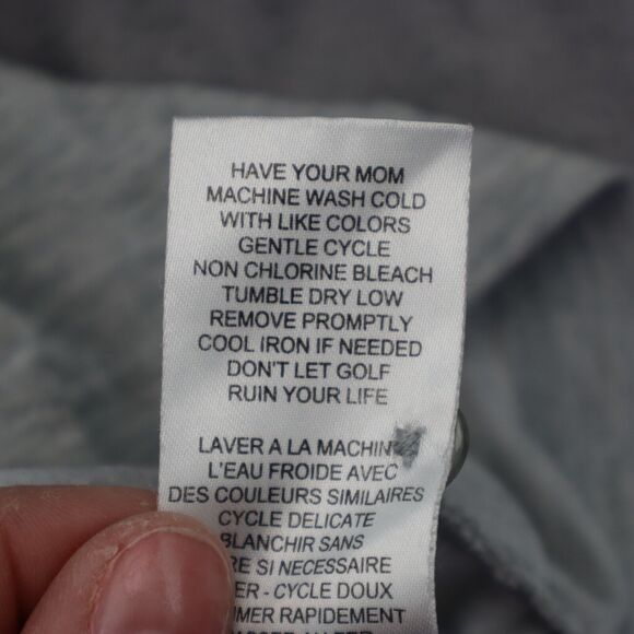 Travis Mathew Shirt Mens M Gray Short Sleeve Button Embroidered Logo Knit Polo - Picture 6 of 16